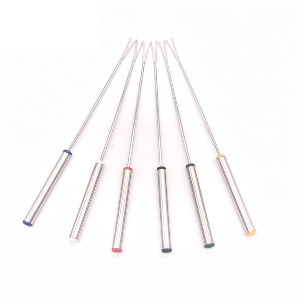 Vegan Marshmallow Shish Kabob 6 Pcs Fruit Fork Bbq Skewers Dessert