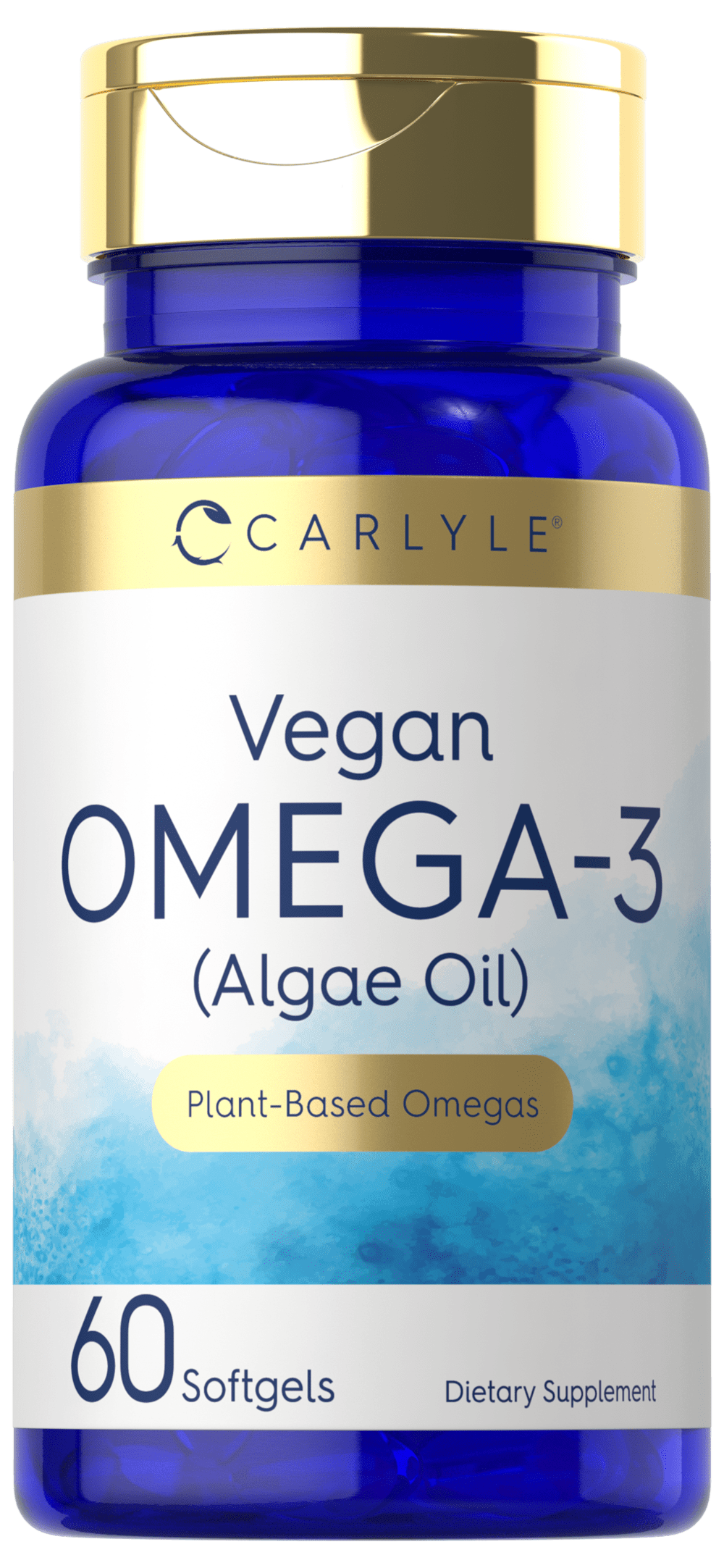 Vegan Omega 3 Supplement 60 Softgels from Algae Oil by Carlyle