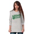 thumbnail image 1 of Vegan Peace Love Hippie Herbivore Long Sleeve TShirt Men Women Brisco Brands L, 1 of 5
