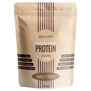 Vegan Protein Powder Vanilla Cookie - Meal Replacement Shake, Lactose & Dairy Free Plant Based Protein Shake with Fava, Mung, Rice & Pea Protein, Low Carb, Keto, Sugar & Gluten Free, 15 Servings