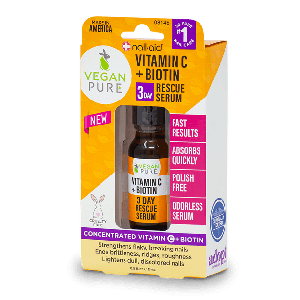 Vegan Pure Vitamin C + Biotin 3 Day Rescue Serum