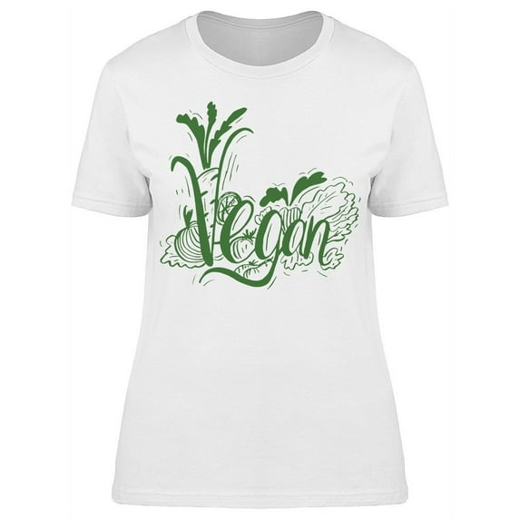Vegan Quote T-Shirt Women -Image by Shutterstock, Female Small