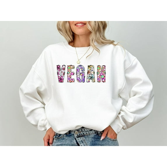 Vegan Sweatshirt Vegan Sweater Vegan Oversized Plant Sweatshirt Vegan Pullover Veganism Sweatshirt Vegan Mom Plant Based Crewneck Herbivore 3 Tshirt All Size S-5XL