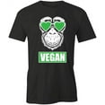 thumbnail image 1 of Vegan T-Shirt | Cute Vegetarian Black Tee Gift, 1 of 5