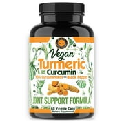 Vegan Turmeric Curcurmin Joint Support Formula