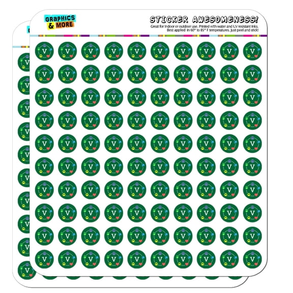 Vegan Values Circle Planner Calendar Scrapbooking Crafting Stickers