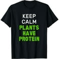 thumbnail image 1 of Vegan Vegetarian Cooking Gym Fitness Protein Health Joke T-Shirt, 1 of 4