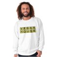 thumbnail image 1 of Funny Vegan House Saarcastic Food Unisex Plus Fleece Graphic Sweatshirt Brisco Brands 5X, 1 of 5