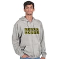 thumbnail image 1 of Vegan Waffle House Funny Sarcastic Zip Up Hoodie Men's Women's Brisco Brands S, 1 of 6