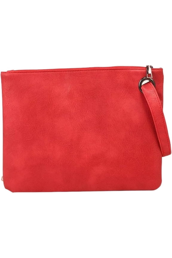 Vegan Women Clutch Bag PU Leather Envelope Clutch Bag Handbag Wristlets for Beach Holiday