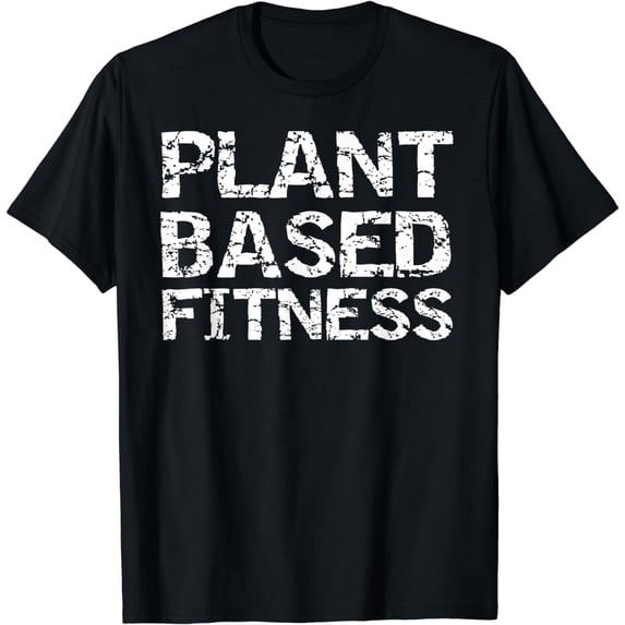 Vegan Workout Gear for Men Exercise Gift Plant Based Fitness T-Shirt