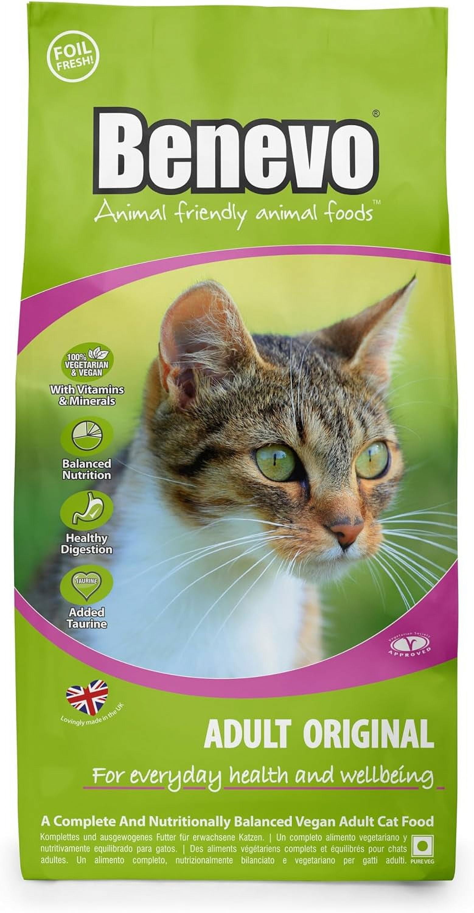 Vegan cat Food for Adult Cats 2kg. Holistic, MeatFree, Complete, Non