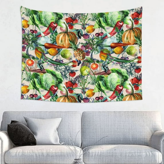 Vegan1 Tapestry for Bedroom - Tapestry Wall Hanging Wall Tapestry for Dorm Wall Decor Home Decoration , Aesthetic Funny Tapestry 29 x 37in