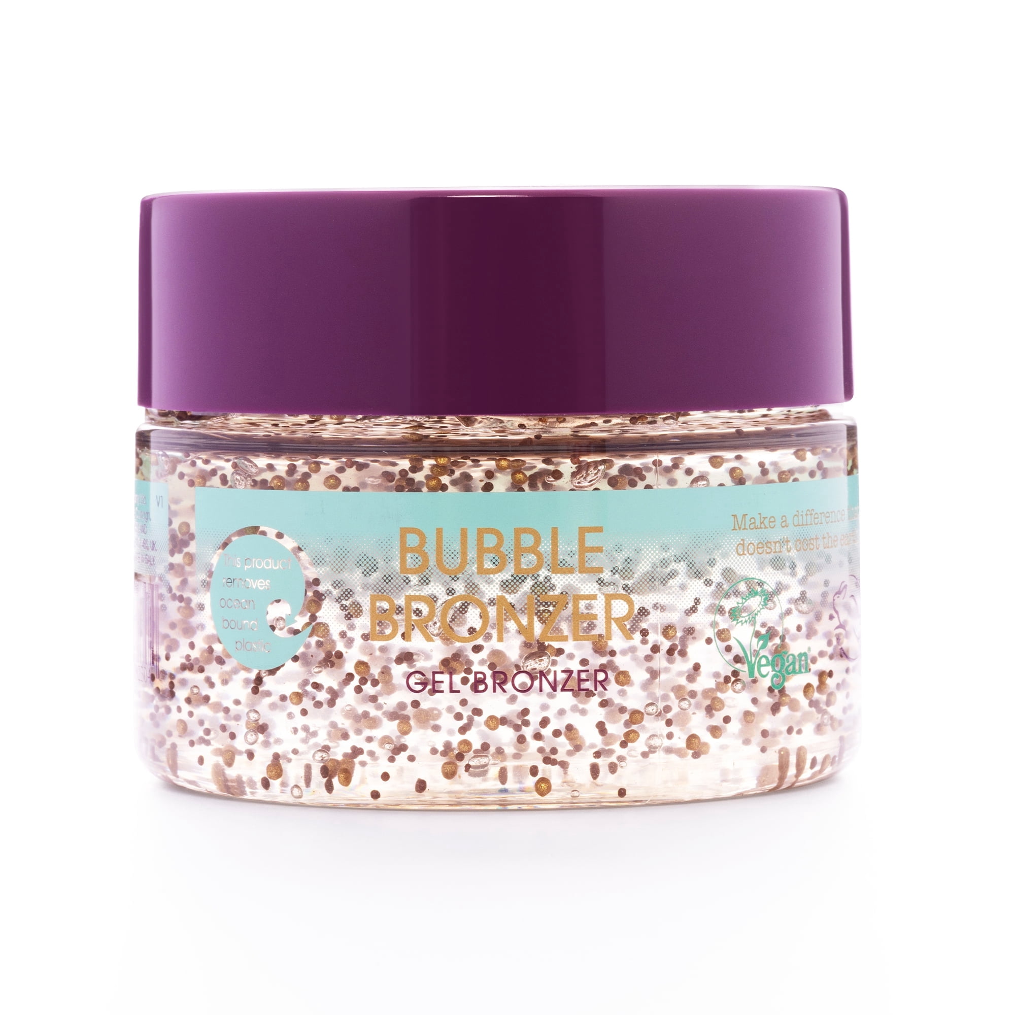 VeganTan Face and Body Bubble Self Bronzer Gel, Tan Enhancer with ...