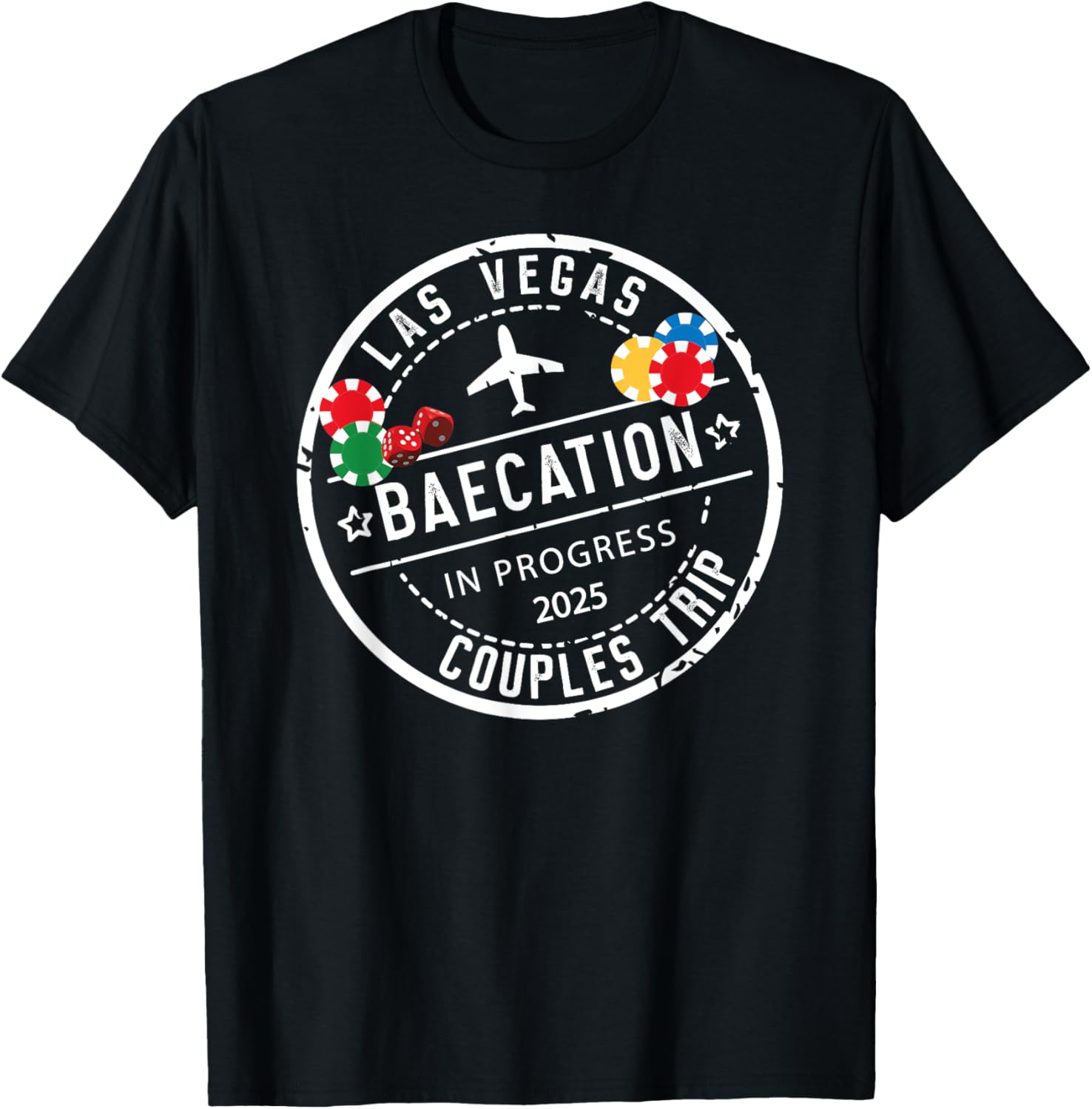 Vegas Baecation 2025 couples Trip in Progress to Las vegas TShirt