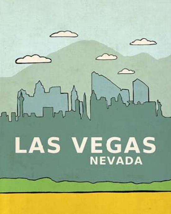 Vegas Canvas Art - Lisa Barbero (24 x 30)