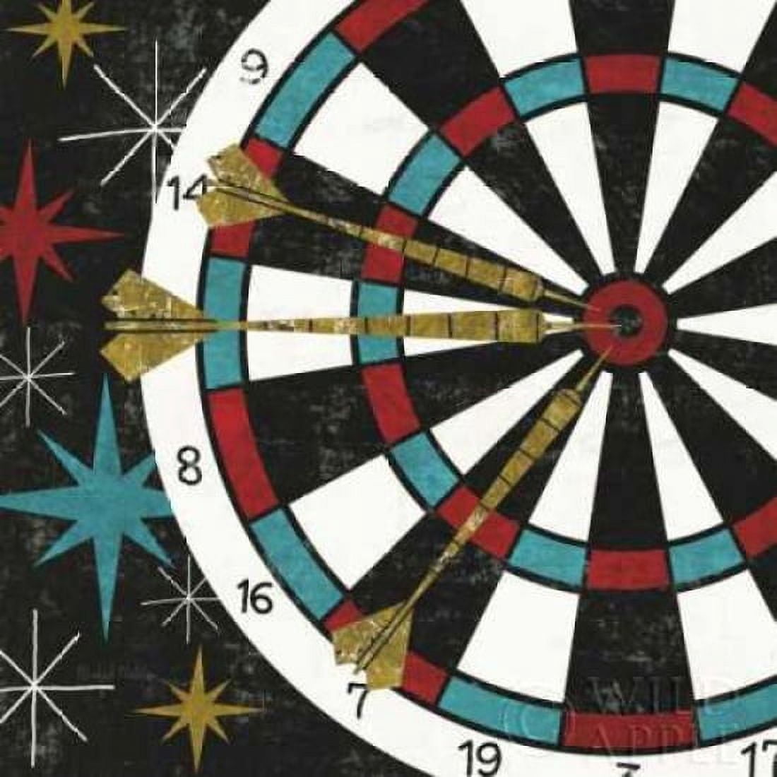 Vegas - Darts Canvas Art - Michael Mullan (24 x 24)