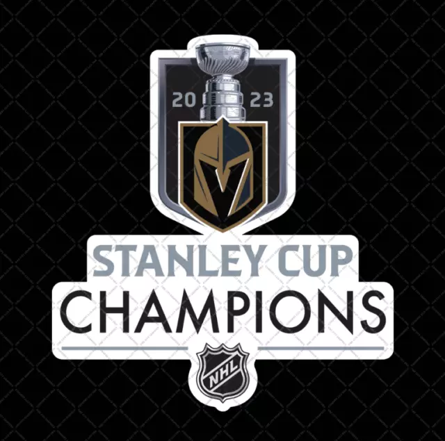 Vegas Golden Knights 2023 World Champions Sticker Decal For Car Truck ...