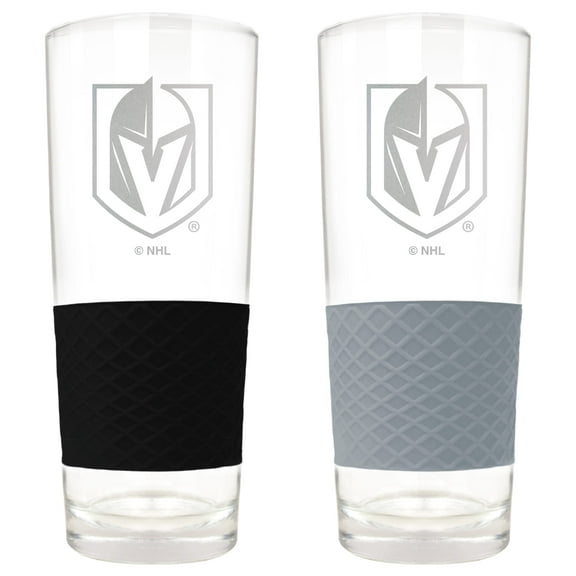 Vegas Golden Knights 22oz. Logo Score Pint Glass Two-Piece Set
