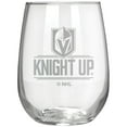 thumbnail image 1 of Vegas Golden Knights Etched 17oz. Rally Cry Stemless Wine Glass, 1 of 1
