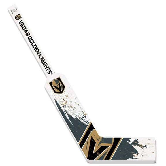 Vegas Golden Knights Goalie Splatter Mini Hockey Stick