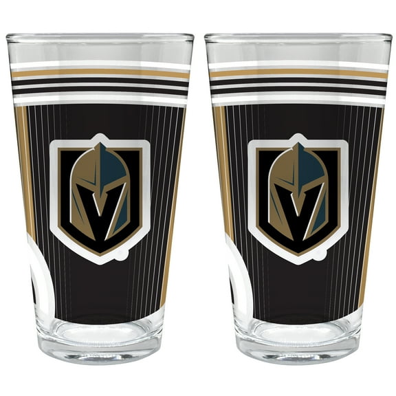 Vegas Golden Knights Two-Piece 16oz. Pint Glass Set