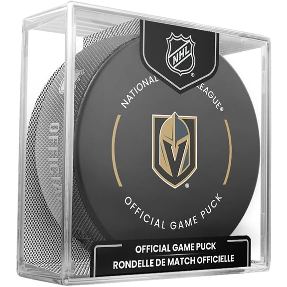 Inglasco Vegas Golden Knights 2022-23 Season Official Game Puck