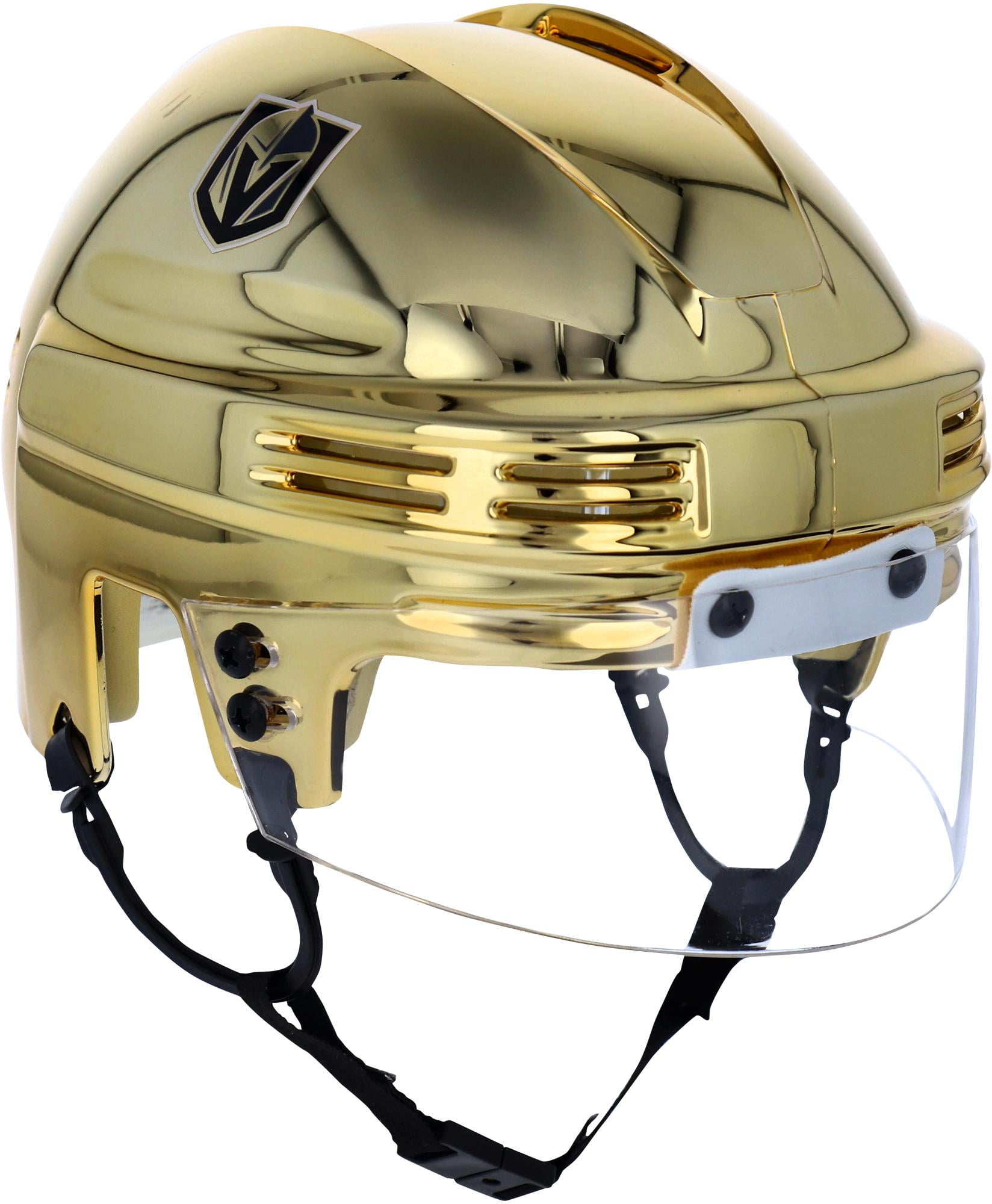 Vegas Golden Knights Unsigned Sportstar Gold Chrome Mini Helmet - Fanatics Authentic Certified