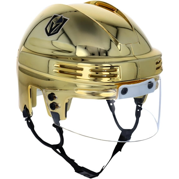 Vegas Golden Knights Unsigned Sportstar Gold Chrome Mini Helmet - Fanatics Authentic Certified