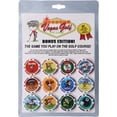 thumbnail image 1 of Vegas Golf Golf Game with Poker Chips & Fun Challenges for Foursomes - 12  Poker Chips Includes Positive & Negative Chips with Velvet Drawstring Bag & Laminated Instructions, 1 of 10