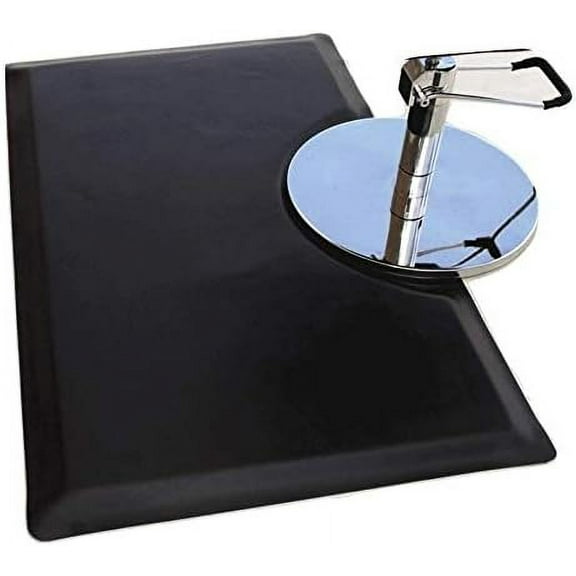 Vegas Heel-Proof Salon Mat, Vinyl, Rectangle, 3' Width x 5' Length x 1" Thickness