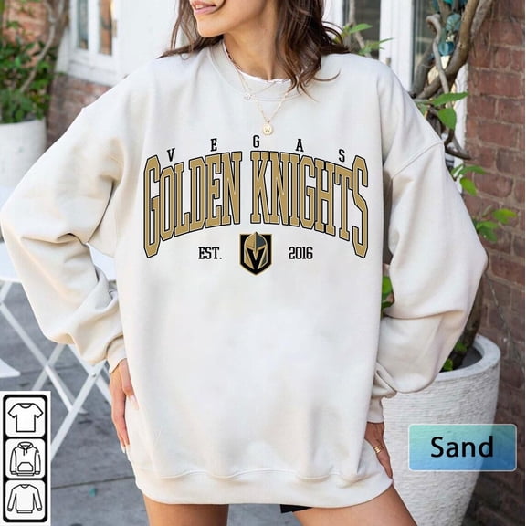 Vegas Hockey Sweatshirt, Vintage Golden Knights Hockey Sweatshirt, Unisex Gift For Fan