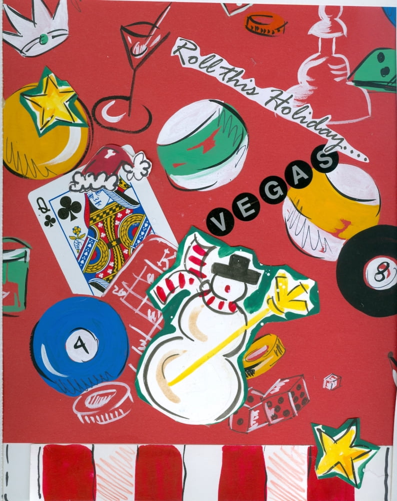 Vegas Holidays Canvas Art - Sara Henry (20 x 28)