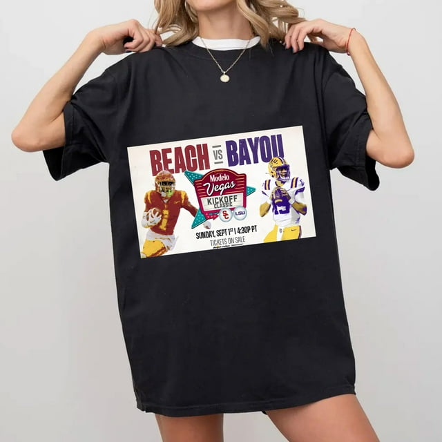 Vegas Kickoff Classic Lsu Vs Usc September 1 2024 Poster Shirt