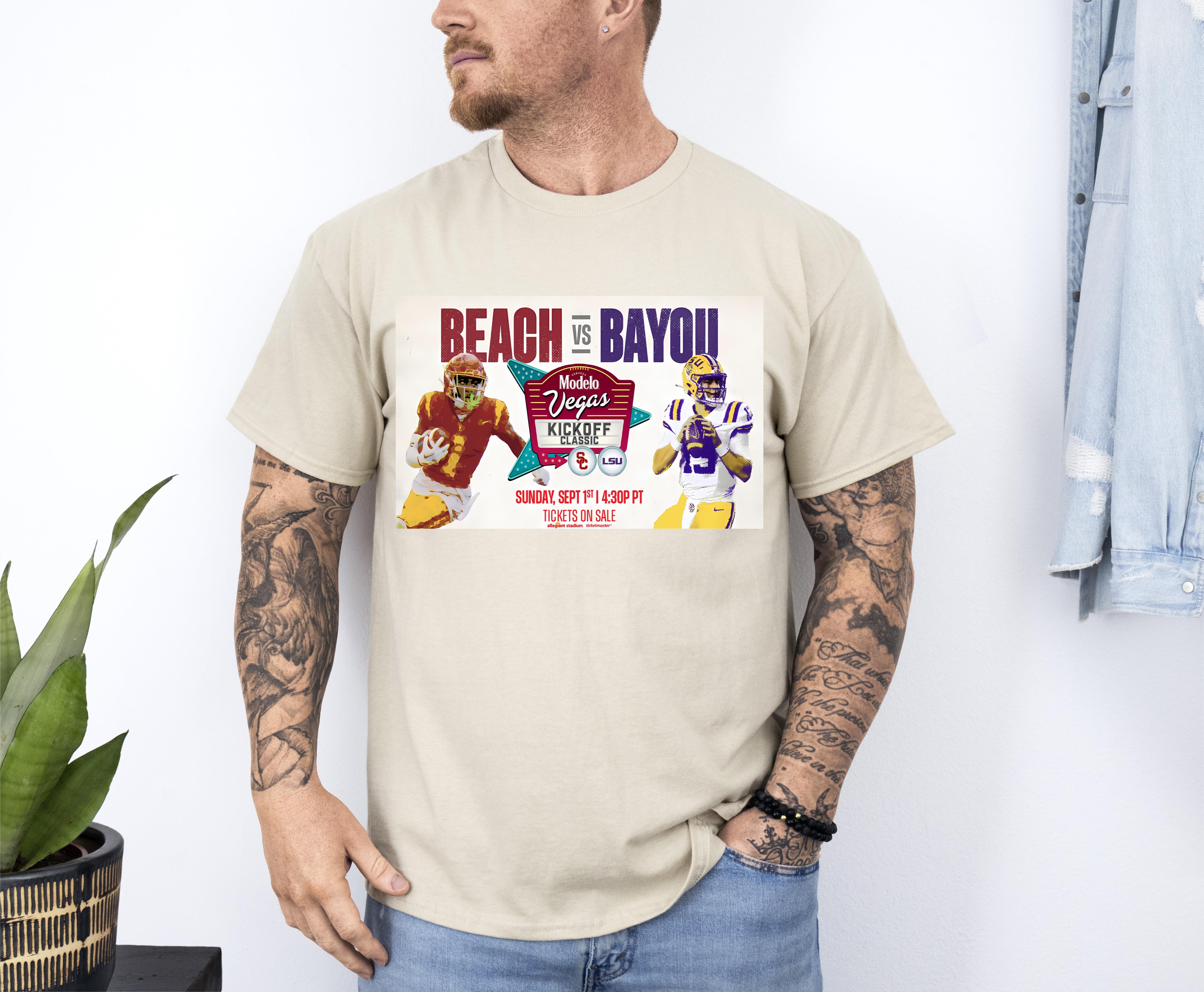 Vegas Kickoff Classic Lsu Vs Usc September 1 2024, TShirt Beautiful