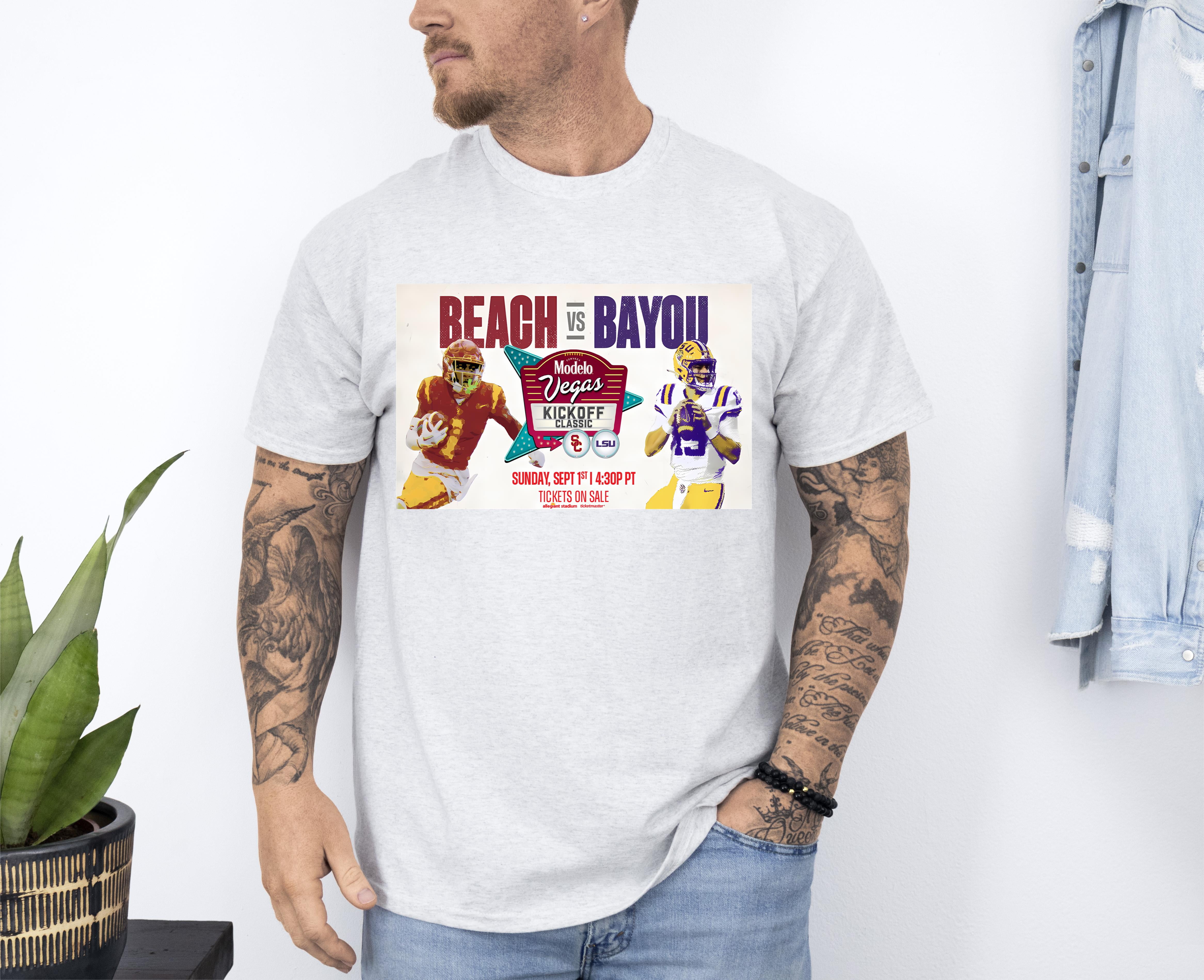 Vegas Kickoff Classic Lsu Vs Usc September 1 2024, TShirt Beautiful