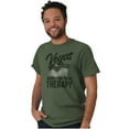 thumbnail image 1 of Vegas More Fun Than Therapy Funny Plus Size Crewneck Graphic Tee Shirt Brisco Brands 2X, 1 of 5