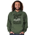thumbnail image 1 of Vegas More Fun Than Therapy Funny Unisex Plus Fleece Graphic Hoodie Brisco Brands 2X, 1 of 5