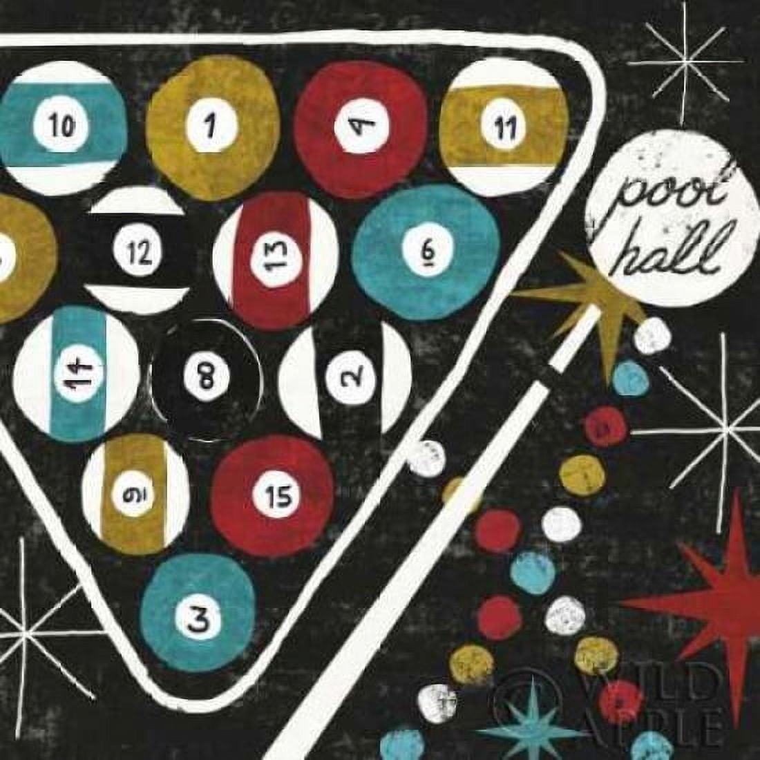 Vegas - Pool Hall Canvas Art - Michael Mullan (24 x 24)