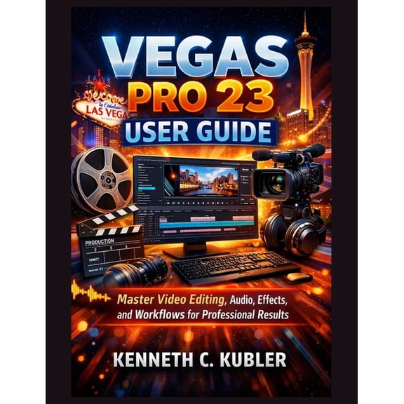 Vegas Pro 23 User Guide: Master Video Editing, Audio, Effects, and Workflows for Professional Results, (Paperback)