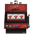 thumbnail image 1 of Vegas Slot Machine Cardboard Cutout Standup, 1 of 4