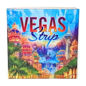 Vegas Strip Board Game - Bluffing and Deduction for 2-6 Players, Fun Party Board Game