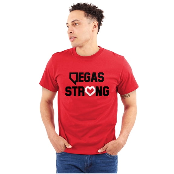 Vegas Strong NV Victim Support Love Men's Graphic T Shirt Tees Brisco Brands M