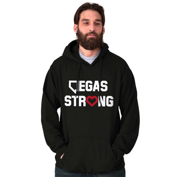 Vegas Strong NV Victim Support Love Unisex Plus Fleece Graphic Hoodie Brisco Brands 2X