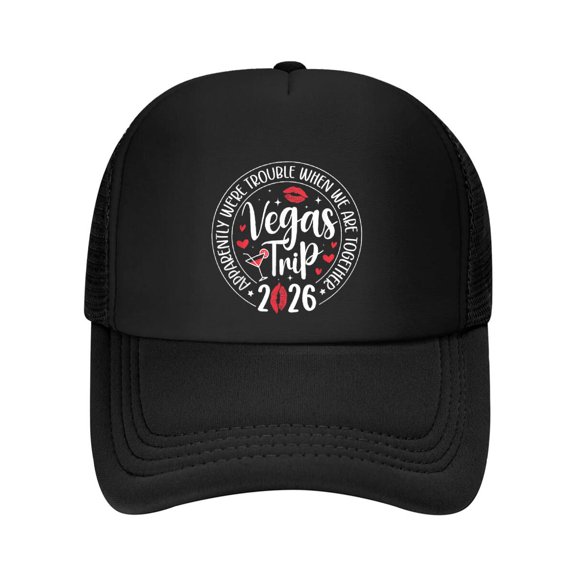 Vegas Trip 2026 Apparently We're Trouble When We're Together Baseball Cap