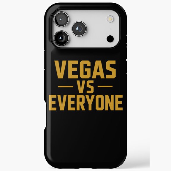 Vegas Vs Everyone Bold Text for iPhone Case 11 through 17 Pro Max