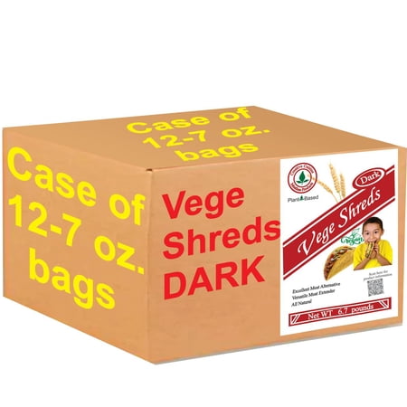 Vege Shreds Dark, 12 - 7 oz. bags
