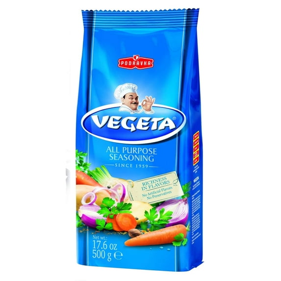Vegeta Gourmet All Purpose Seasoning No MSG, 17.5 oz Bag