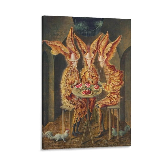Vegeta Vampires By Remedios Varo Poster Wall Art Picture Painting Poster Canvas Print Posters Artworks Bedroom Living Room Decor 24x36inch(60x90cm)
