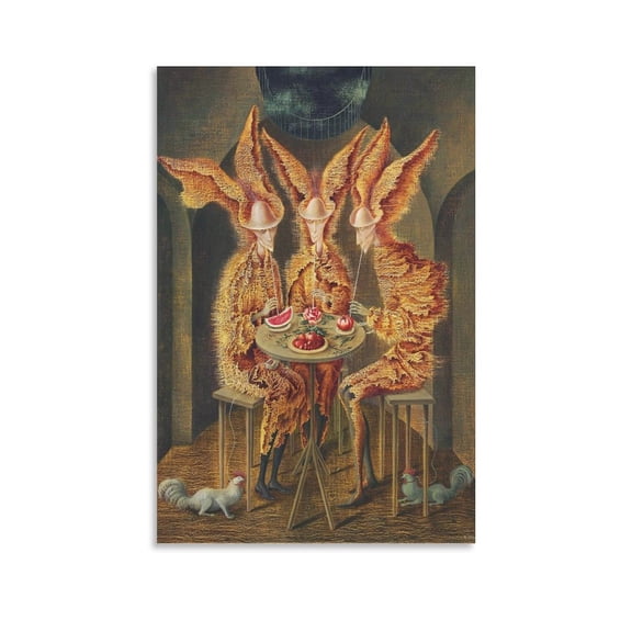 Vegeta Vampires By Remedios Varo Poster Wall Art Poster Gifts Bedroom Prints Home Decor Hanging Picture Canvas Painting Posters 12x18inch(30x45cm)